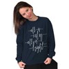 Christmas All Is Calm and Bright Women Crewneck Sweatshirt Brisco Brands - 3 of 4
