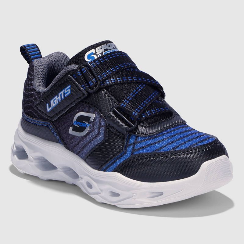 S Sport by Skechers Toddler Boys' Craig Light-Up Sneakers - Blue, 6 of 7