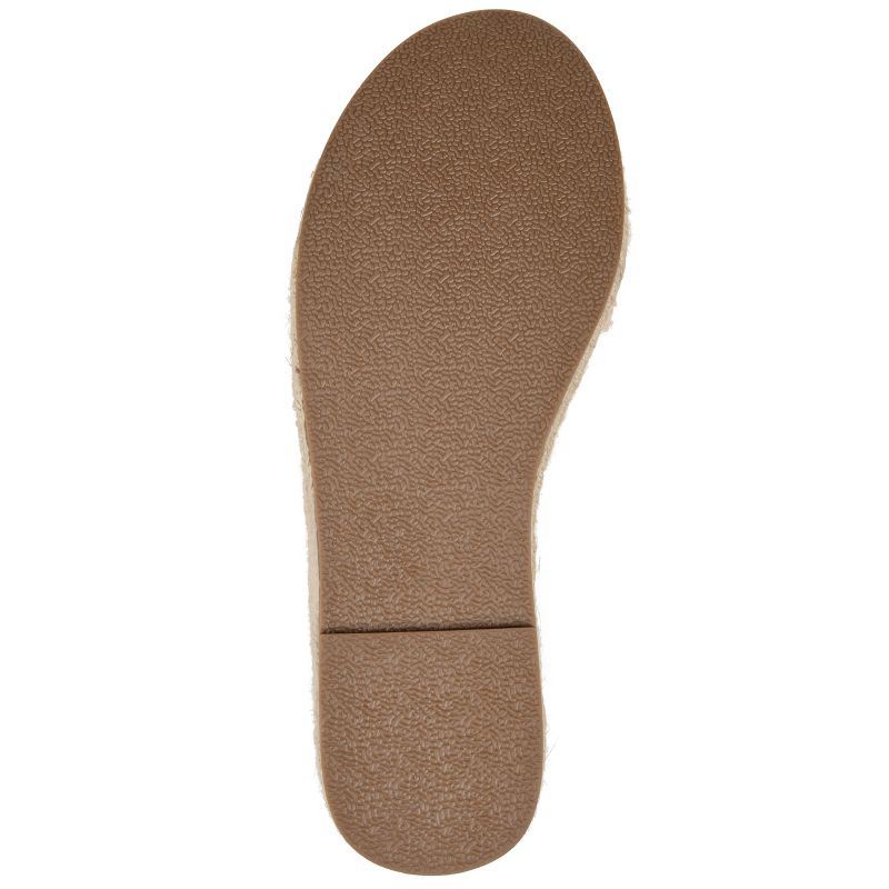 Journee Collection Womens Tristeen Tru Comfort Foam Espadrille Sliver Wedge Sandals, 6 of 11