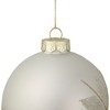 Northlight Glittered Snowflake Glass Christmas Ball Ornament - 4" - Gold - 3 of 4