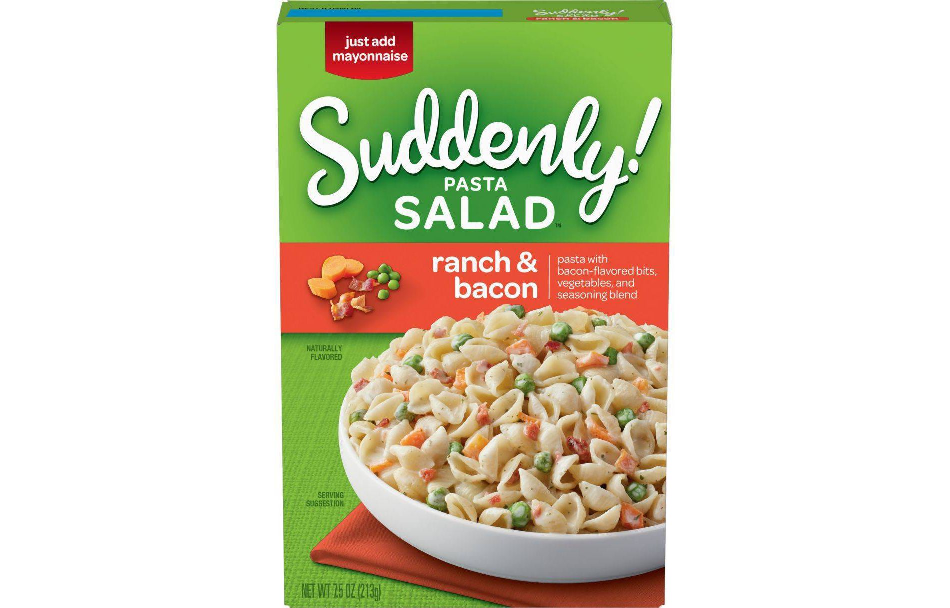 Betty Crocker Suddenly Salad Ranch and Bacon Pasta - 7.5oz