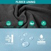 SUN CUBE Swim Parka Boy Girl, Unisex Kids Hooded Changing Robe with Warm Fleece Lining for Swimming, Surfing, Water Sports - 4 of 4