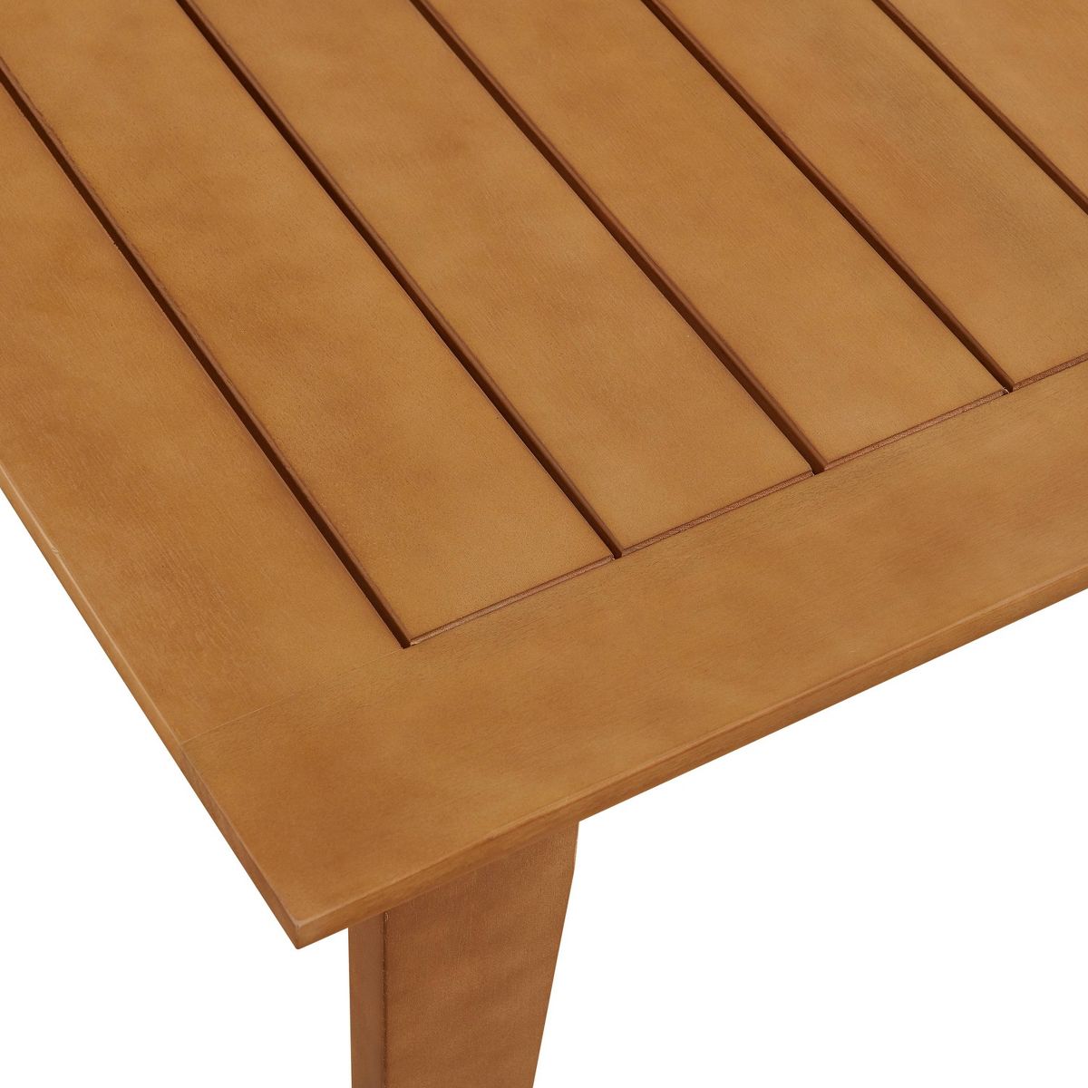 Alaterre Furniture Barton Eucalyptus Wood Rectangle Outdoor Dining Table - thumbnail 5