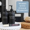 Cornucopia Brands Black Coated 8oz Glass Pump Bottles 4pk; Great for Lotions, Liquid Soap, Aromatherapy and More - 4 of 4