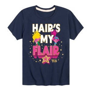 Boys' - Trolls - Hairs My Flair Poppy and Viva Short Sleeve Graphic T-Shirt - 1 of 4