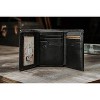 Paaaawaters Trifold Wallet for Men, RFID Lining, Double Bill Compartment, Full Grain Cowhide Leather Wallet, Black - 2 of 4