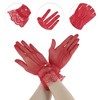 Unique Bargains Women's Fishing Net Rhinestone Sunblock Mittens 1 Pair - 2 of 4