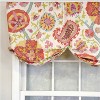 RLF Home 3" Rod Pocket High Quality Fabric Jubilee Stationary Balloon Valance for Windows 50" x 23" Multi - 4 of 4