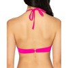 Smart & Sexy Women's The Getaway Halter Bikini Top Fuchsia Sizzle 38DDD - 4 of 4