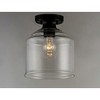 Maxim Lighting Acadia 1 - Light Semi-Flush Mount in  Black - 2 of 3