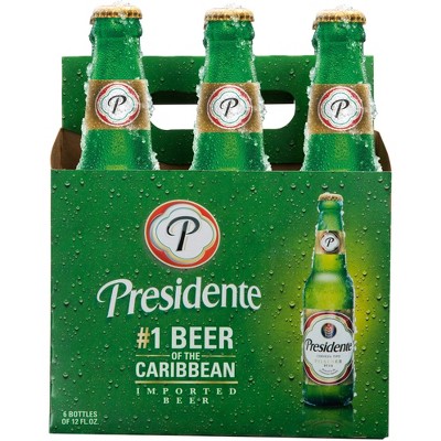 Presidente Pilsner Style Beer - 6pk/12 fl oz Bottles