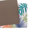 World Rug Gallery Floral Leaves Anti Fatigue Standing Kitchen Mat - 3 of 4