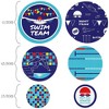 Big Dot of Happiness Making Waves - Swim Team - Birthday Party Giant Circle Confetti - Swimming Party Decorations - Large Confetti 27 Count - 2 of 4