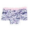 CTM Girl's Cotton Boy Shorts (5 Pack) - 3 of 4