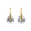 18k Gold Plated Drop Earrings with Crystals Gift for Women - 2 of 4