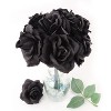 Floral Home 8" Pick Black Rose - 50-Piece - 3 of 4