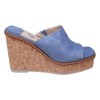 GC Shoes Estela Squared Toe Cork Slide Wedge Sandals - 2 of 4