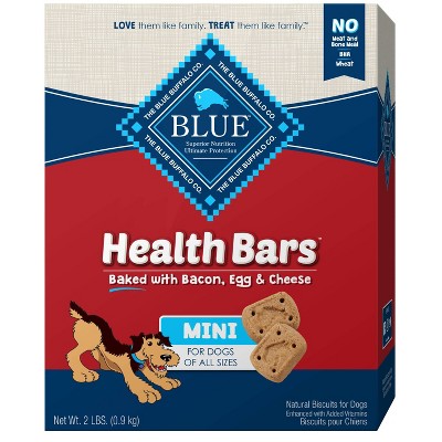 Blue Buffalo Mini Bar Bacon, Egg & Cheese Dog Treats - 2lb