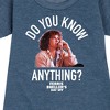 - Ferris Bueller's Day Off - Do You Know Anything Graphic Short Sleeve Fleece Dress - 2 of 4