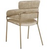 Meridian Furniture,Yara Velvet Dining Chair, Set of 2 - 2 of 4