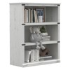 Jojoka Book Shelf, Farmhouse Book Case,Shelf with Storage, Wooden Bookshelves for Living Room, Home Office - 4 of 4