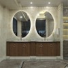 Apmir Super Bright Back LED Lighted Anti-Fog Round/Oval Wall Mirror with Tempered Glass & 3-Year Warranty - 4 of 4