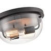 Millennium Lighting Ashford 2 - Light Flush Mount in  Matte Black - 2 of 4