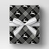 30' Christmas Fabric Ribbon White Satin Silver Glitter Stripes - Wondershop™ - 2 of 3