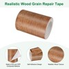 Unique Bargains Self Adhesive Realistic Wood Grain Durable Multi Use Masking Tape 1 Pc - 2 of 4