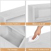 Acekool Kids Bookshelf and Toy Storage, 2-Tier Organizer with Lower Cabinet, Toddler Bookcase for Bedroom, Playroom, Classroom, Vintage White - 3 of 4