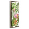 Stupell Industries Tropical Plants & Flamingo Floating Frame Canvas Art - 2 of 4
