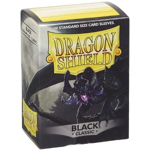 Dragon Shield Standard Size Card Sleeves  Classic Black 100 CT - MTG Card Sleeves are Smooth & Tough - Compatible with Pokemon, Yu-Gi-Oh!, & Magic - 1 of 3