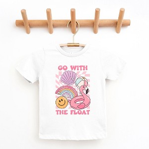 The Juniper Shop Go With The Float Pink Toddler Short Sleeve Tee - 1 of 2