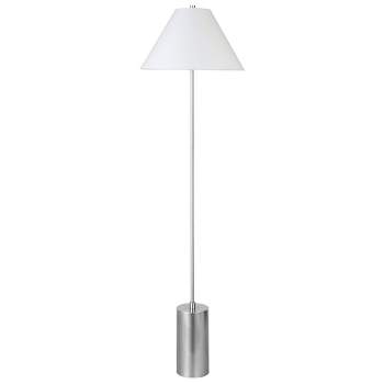 Hampton & Thyme 64" Tall Floor Lamp with Empire Fabric Shade 