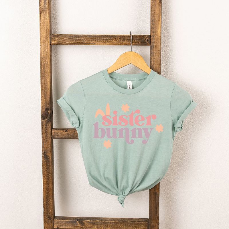 The Juniper Shop Sister Bunny Youth Short Sleeve Tee, 1 of 3