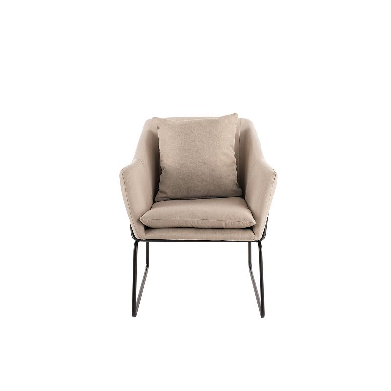 Odile Metal Frame Accent Chair - Adore Décor, 1 of 6