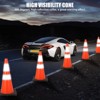 10 Pack of 28 Inch Durable Safety Traffic Cones - Orange PVC Cones with Reflective Collars for High Visibility; Safety Cones Great for Parking Lots - 2 of 4