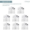 Chefs 18/10 Stainless Steel 44 Piece Flatware Set, Service for 8, Azore Sand - 2 of 4