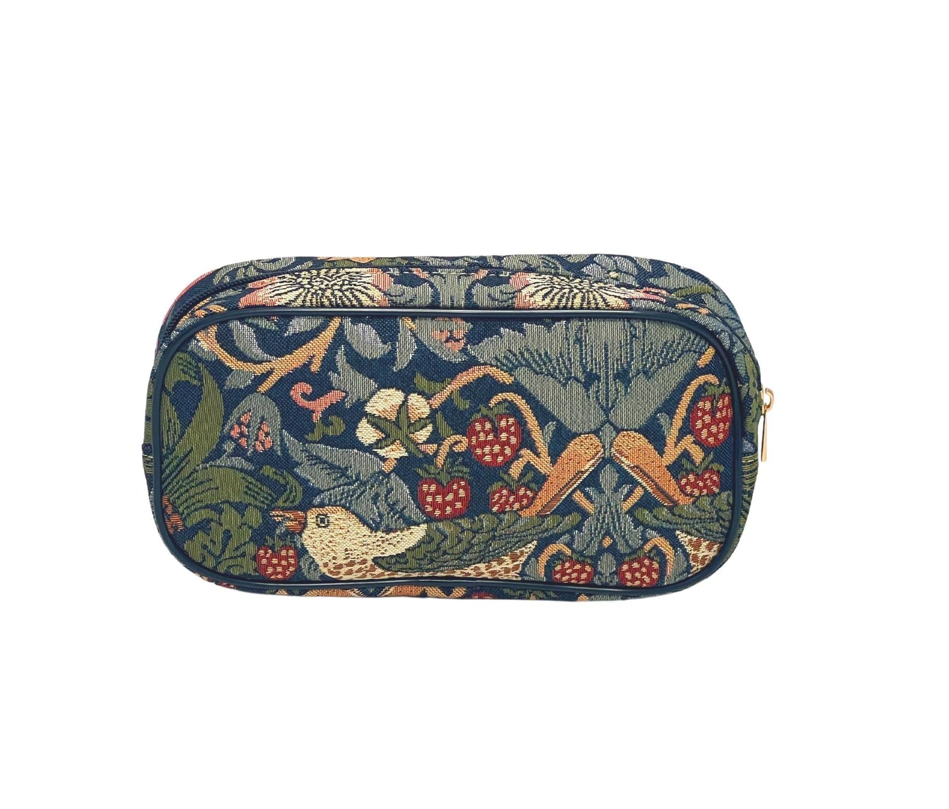 Signaer USA William Morris Strawberry Thief Blue Universal Accessory Case/ Makeup Bag