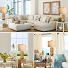 25''Rattan Table Lamp With 3-Way Dimmable For Living Room Set Of 2,Table Lamps With 2 USB Ports 1 AC Outlet,Modern Table Lamps Bedroom-The Pop Home - 2 of 4