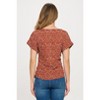 WEST K Women's Bailey Tie Front Dolman Blouse - 3 of 4