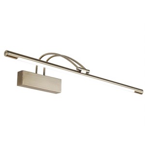 Dewdrop LED Picture Light for Wall Art, Adjustable Brushed Nickel Frame Lighting - 1 of 4