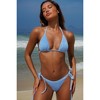 Moda Minx Scrunch 'Powder Blue' Triangle Bikini Top - 4 of 4