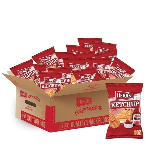Herr's Ketchup Flavor Potato Chips - 1oz Bag (Pack of 24) - 1 of 3