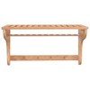 vidaXL Towel Rack 23.6 in.x11.8 in.x13.8 in. Solid Wood Walnut - 3 of 4