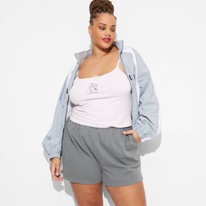 Women's Mid-Rise Dorm Shorts - Wild Fable™ - 1 of 3