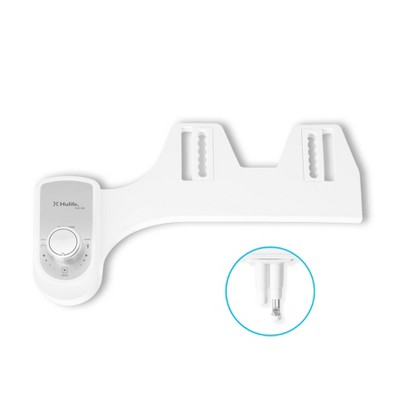 Non-Electric Bidet Attachment with Dual Nozzle and Cold Water White - Hulife