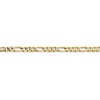 Black Bow Jewelry 4mm, 14k Yellow Gold, Open Concave Figaro Chain Bracelet - 2 of 4