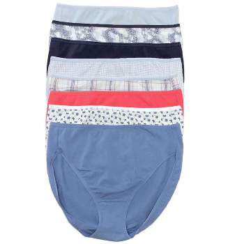 Felina Cotton Modal Hi Cut Panties - Sexy Lingerie Panties For Women -  Underwear For Women 8-pack : Target