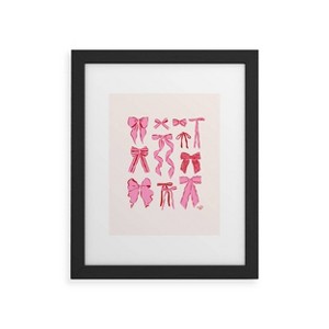 Deny Designs KrissyMast Bows in Red and Pink Art Print - 1 of 4